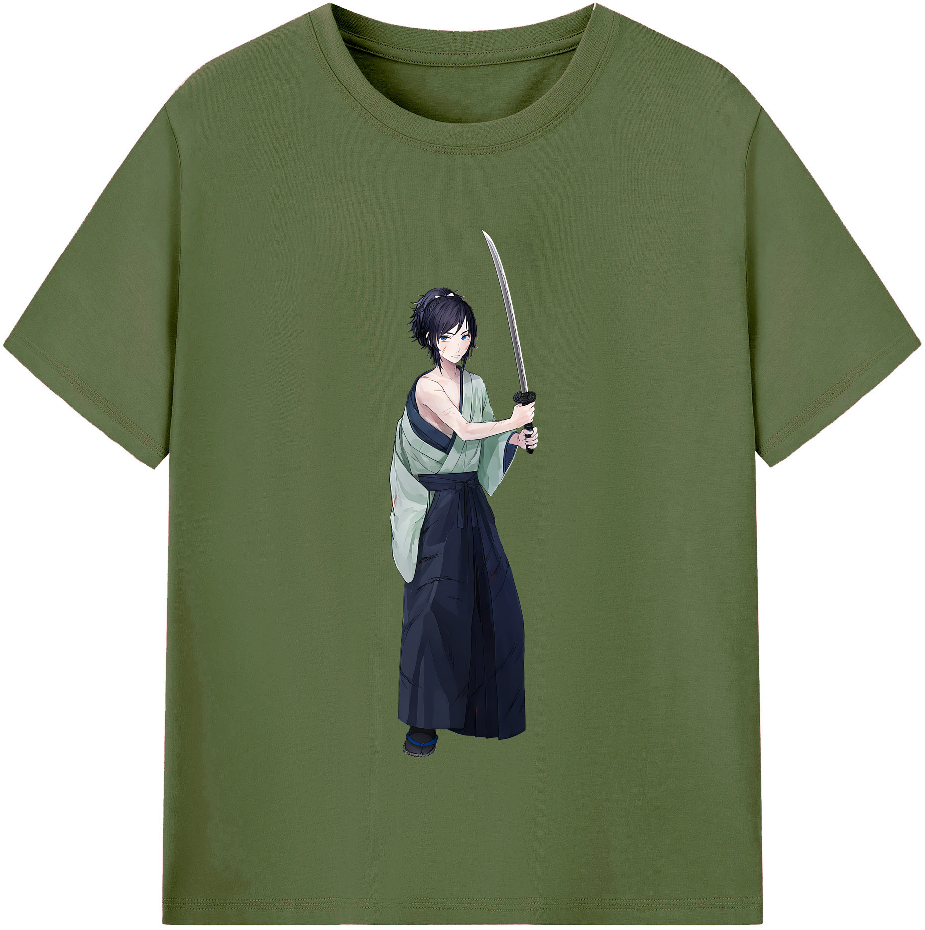 （画像用） 刀剣乱舞 Touken Ranbu 綿100％半袖Tシャツ（フロントプリント）